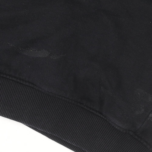 Teemill Women Black Mermaid Graphic Sweatshirt Size 10 Organic Cotton