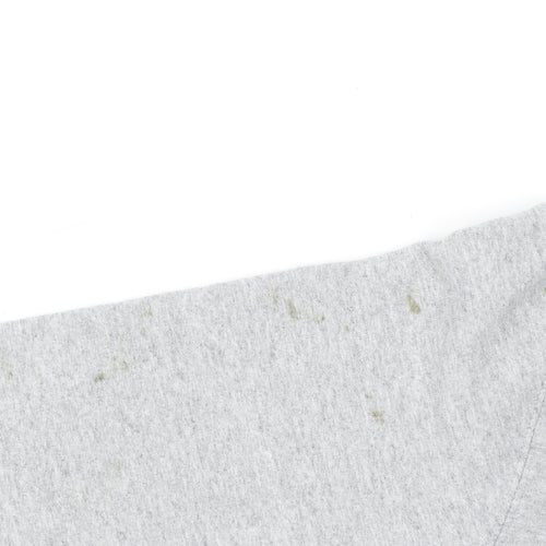 Champion Girls Grey Pullover Hoodie Medium Fleece Logo Sweatshirt
