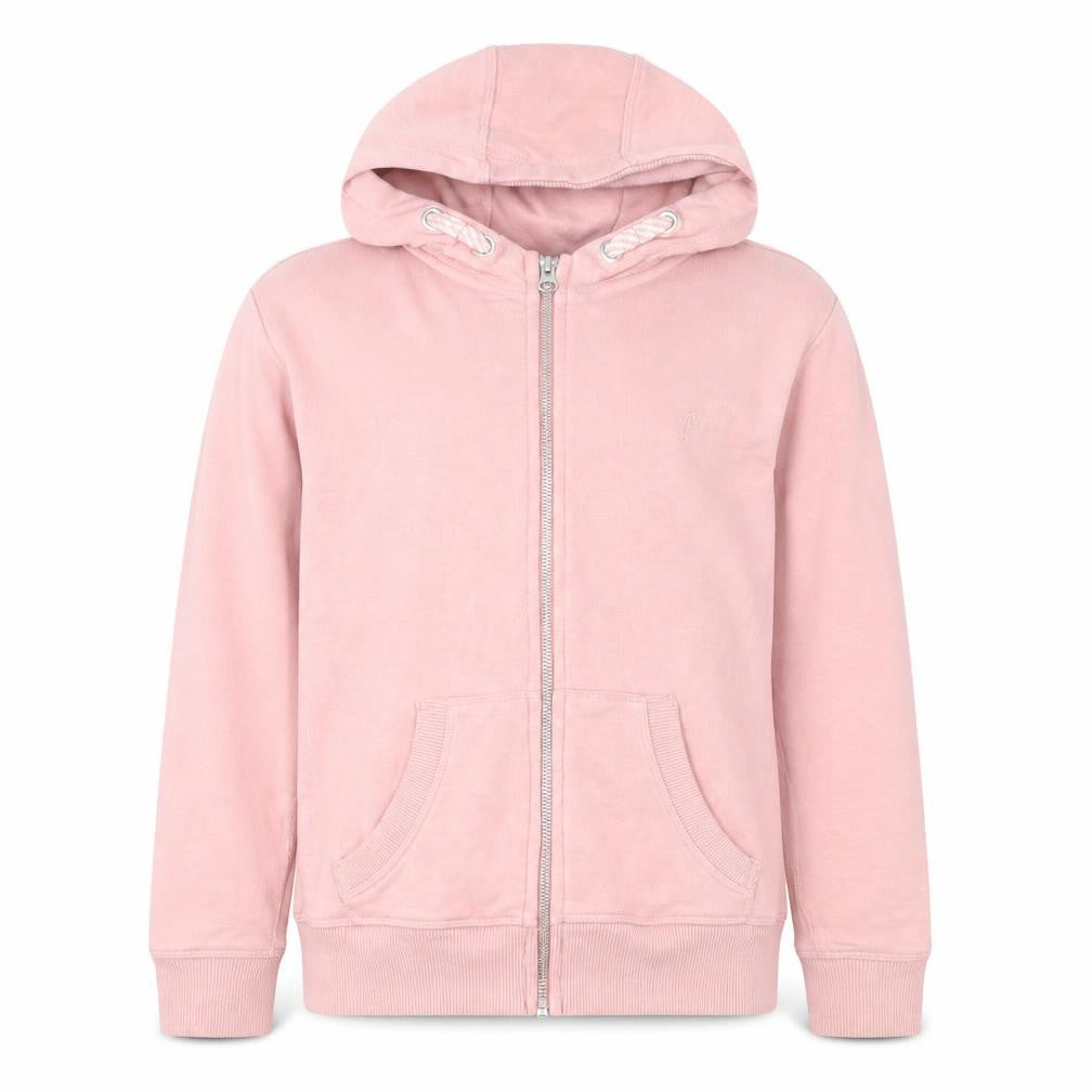 Next Girls Pink Full Zip Hoodie 10 Years Cotton Blend Casual Hooded Top