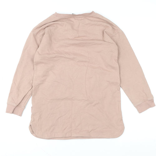 Bekkin Girls Brown Long Sleeve Pullover T-Shirt 8-9 Years Cotton Jersey