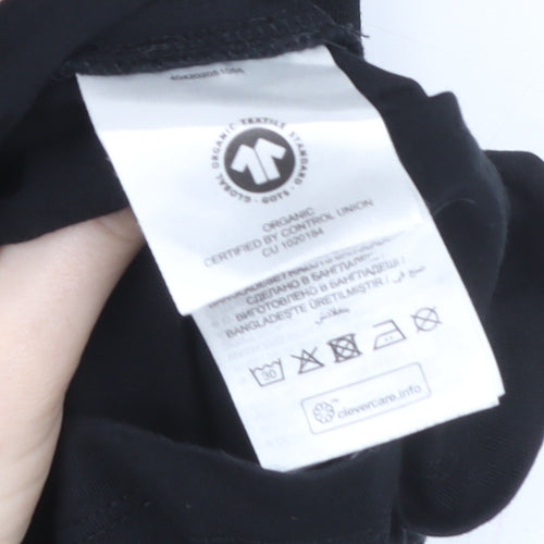 Marc O'Polo Women's Black Cotton Crew Neck Short Sleeve T-Shirt M