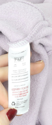 F&F Girls Purple Limitless Possibilities Pullover Sweatshirt 3-4 Years