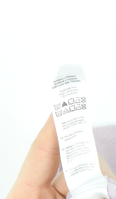 F&F Girls Purple Limitless Possibilities Pullover Sweatshirt 3-4 Years