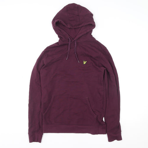 Lyle & Scott Men’s Purple Organic Cotton Hoodie Size M Pullover