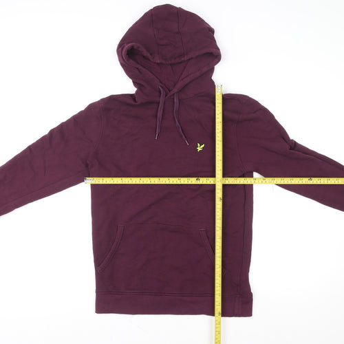 Lyle & Scott Men’s Purple Organic Cotton Hoodie Size M Pullover