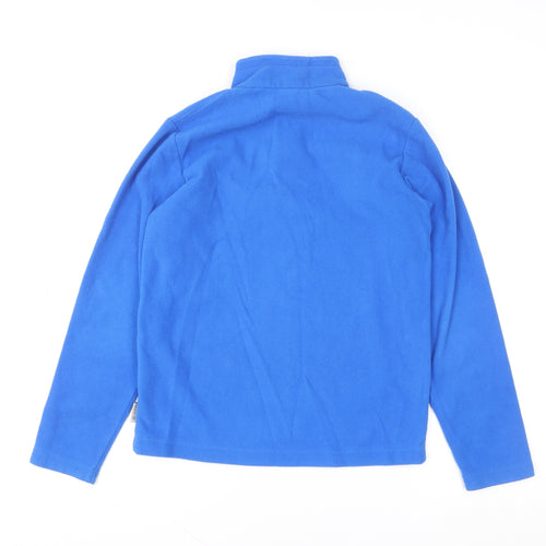 Quechua Boys Blue Fleece 1/4 Zip Sweatshirt 12 Years Lightweight Pullover