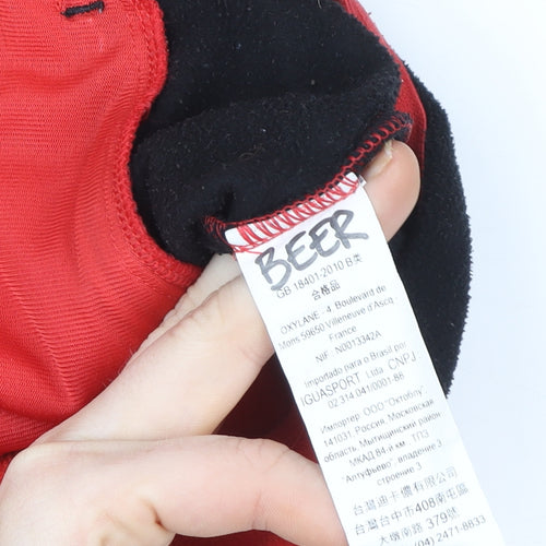 Quechua Boys Red Full Zip Fleece Sweatshirt 12 Years Hiking Outdoor