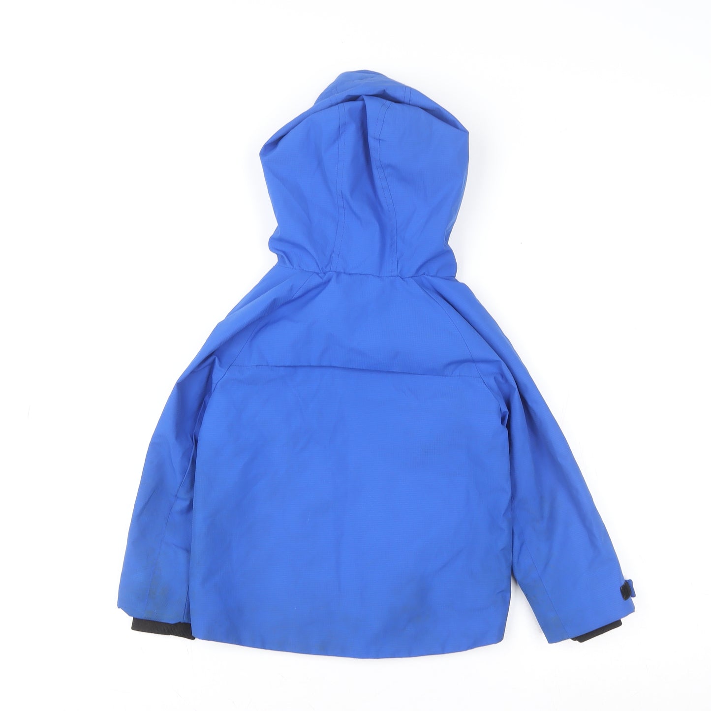 Marks and Spencer Boys Blue Hooded Waterproof Puffer Jacket 3-4 Years