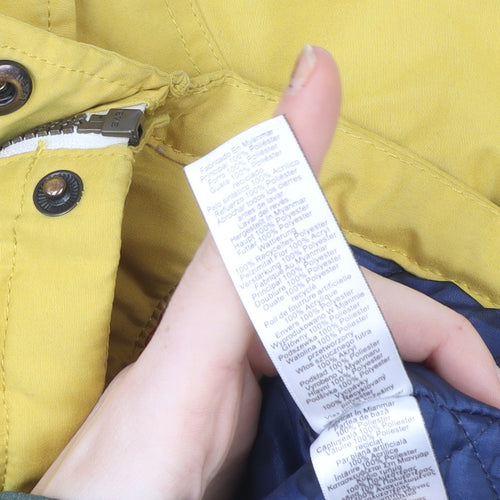 Next Unisex Baby Yellow Tiger Hooded Padded Parka Coat 12-18 Months