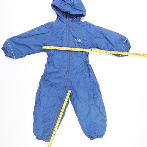 Regatta Blue Hooded Waterproof Snowsuit 24 Months Unisex Baby Winter Wear