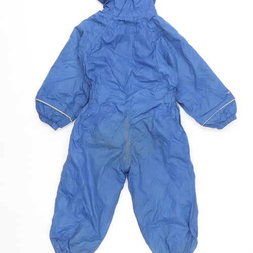 Regatta Blue Hooded Waterproof Snowsuit 24 Months Unisex Baby Winter Wear