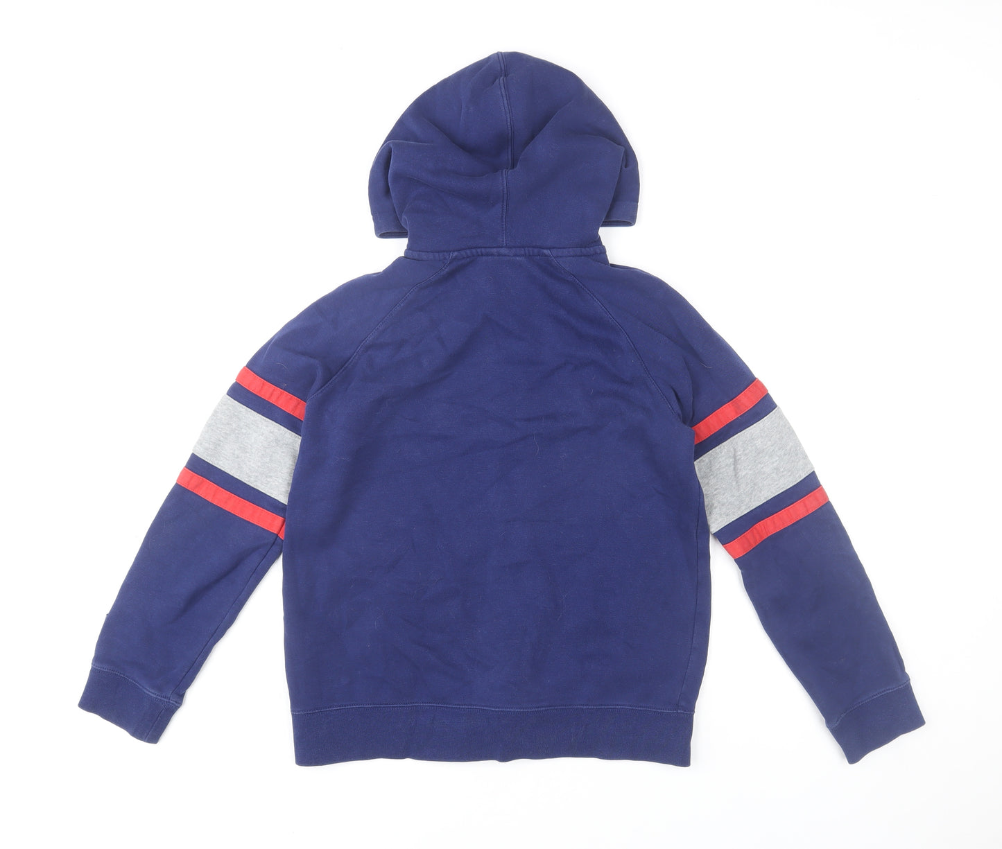 Nike Boys Blue Full Zip Hoodie L 147-158cm Cotton Blend