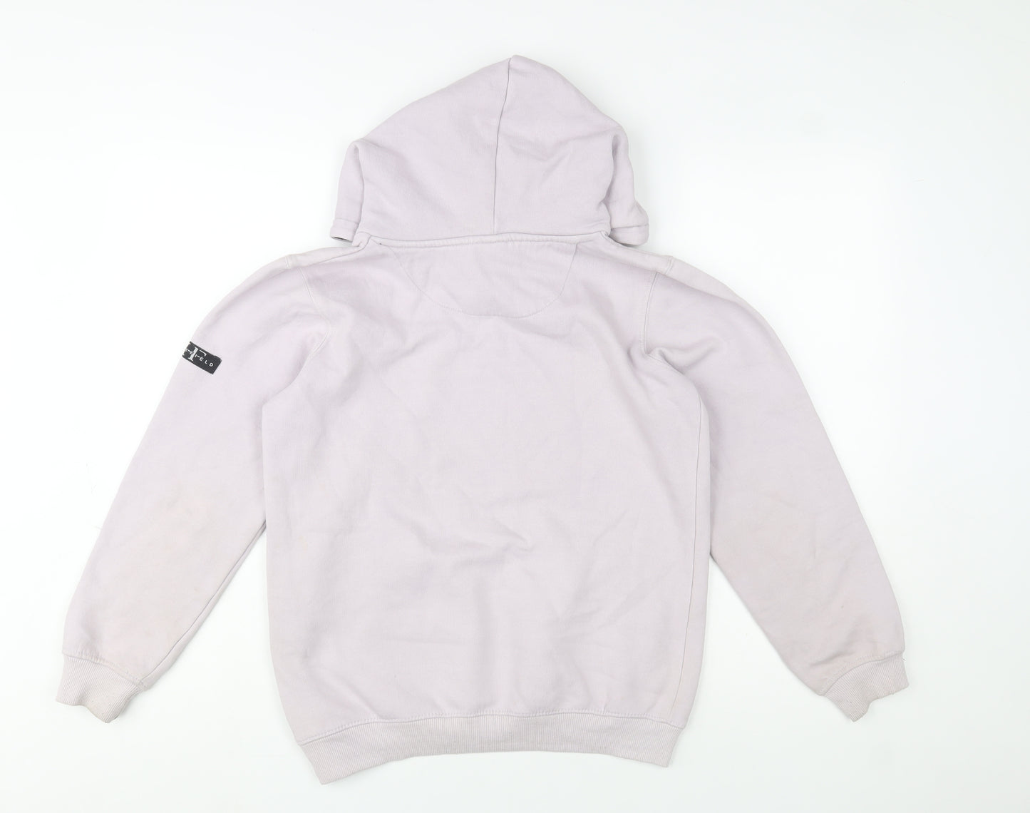 Holyfield Girls Beige Pullover Hoodie 10-12 Years Fleece Cotton Blend