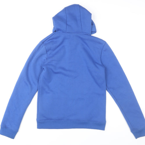 Mountain Warehouse Boys Blue Fleece Lined Hooded Full Zip Jacket 13 Years