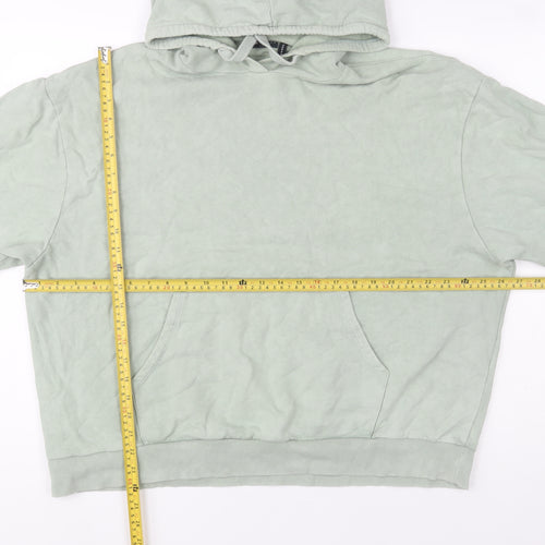 ASOS Design Women’s Green Hoodie UK 10 Cotton Pullover