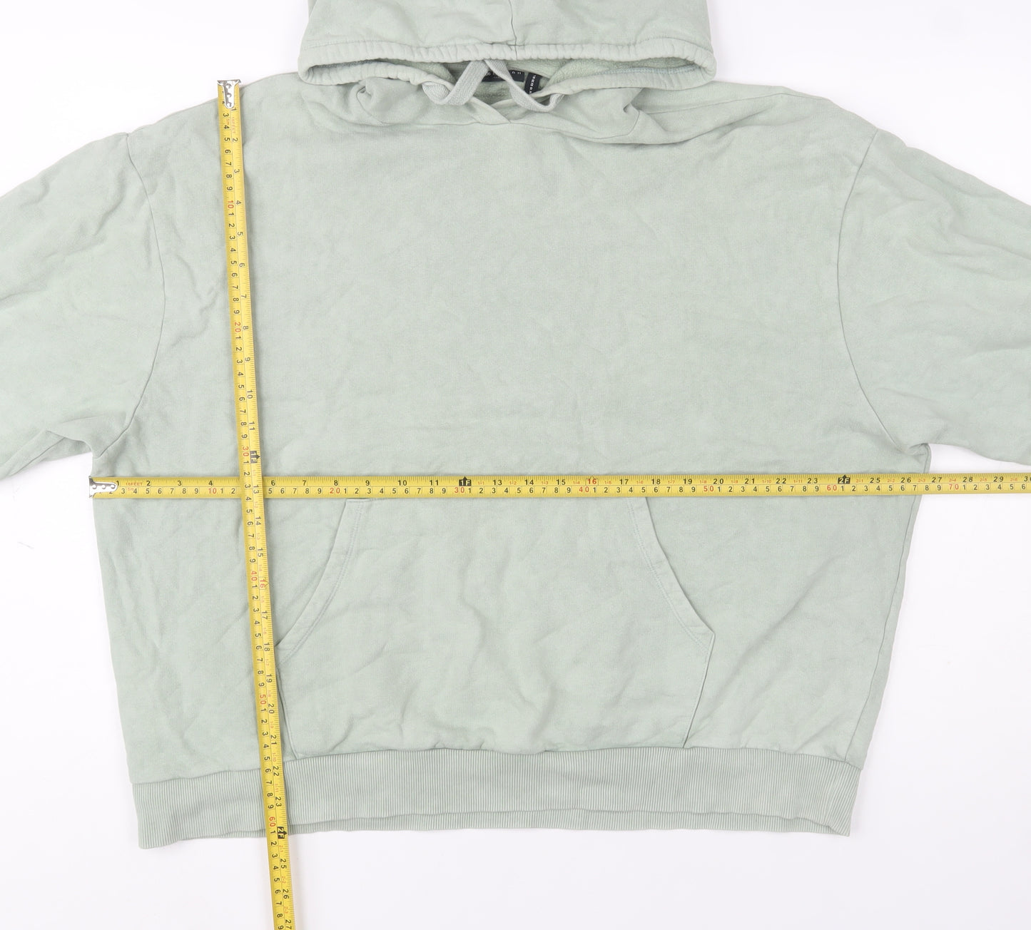 ASOS Design Women’s Green Hoodie UK 10 Cotton Pullover