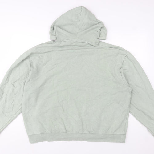 ASOS Design Women’s Green Hoodie UK 10 Cotton Pullover