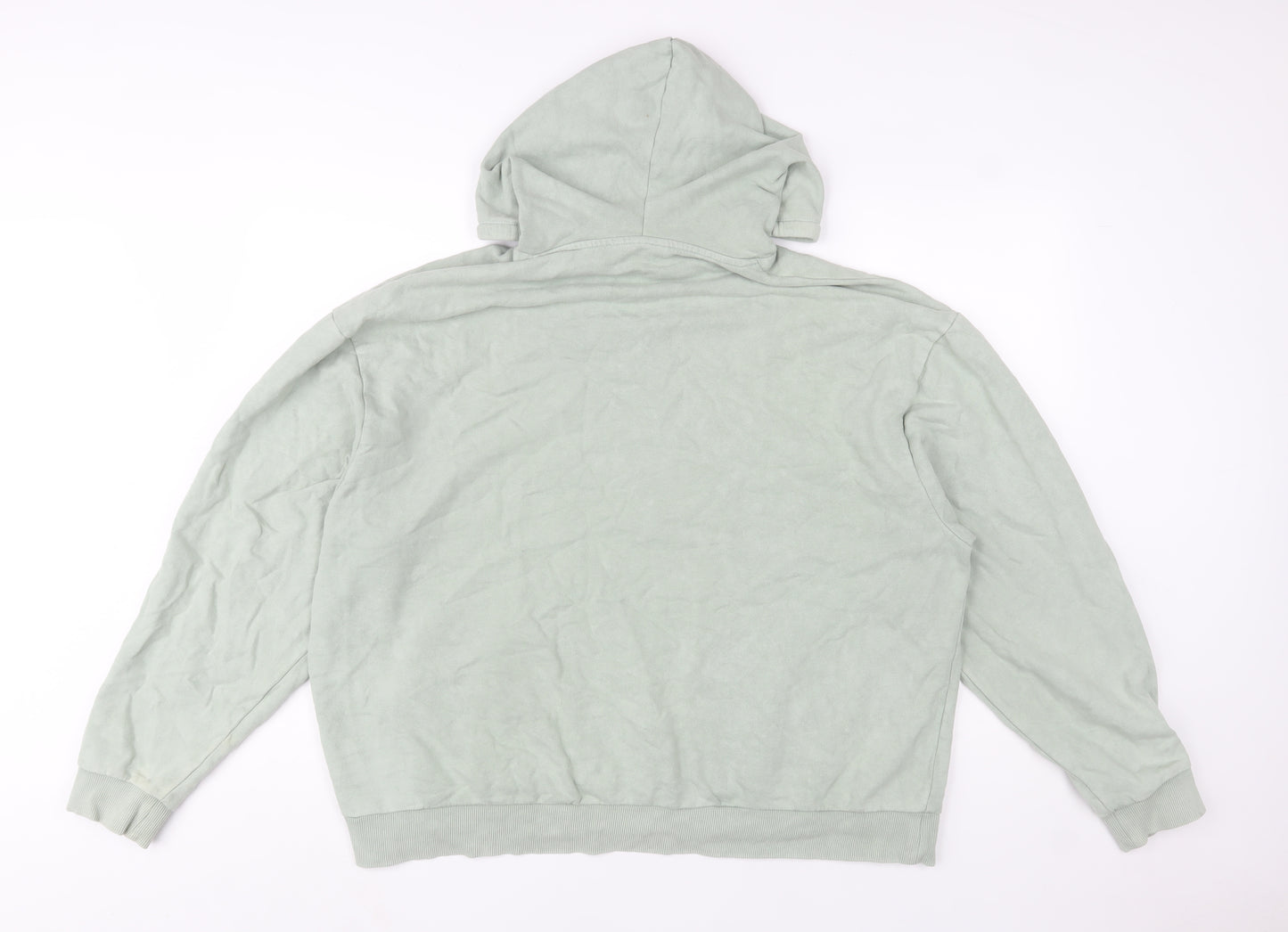 ASOS Design Women’s Green Hoodie UK 10 Cotton Pullover