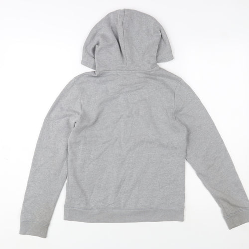 Under Armour Boys Grey Pullover Hoodie 13-14 Years Fleece ColdGear