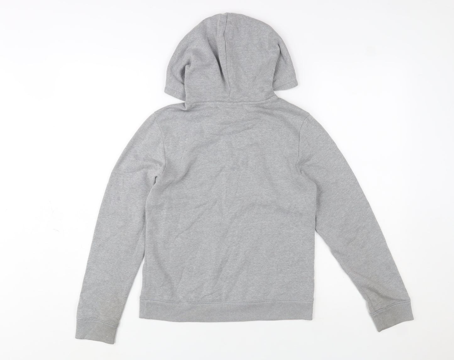 Under Armour Boys Grey Pullover Hoodie 13-14 Years Fleece ColdGear