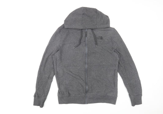 The North Face Men's Grey M Full Zip Hooded Track Jacket