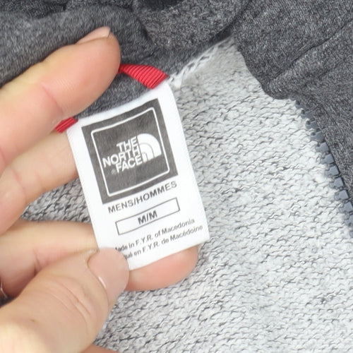 The North Face Men's Grey M Full Zip Hooded Track Jacket