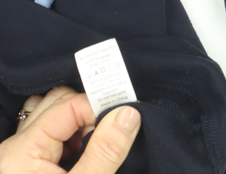 Bon Casual Men's Black Full Zip Track Jacket Size L Polyester Cotton