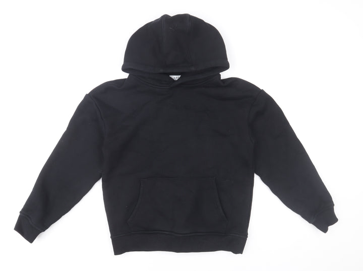 ARNE Men's Black Pullover Hoodie XS Fleece Cotton Blend