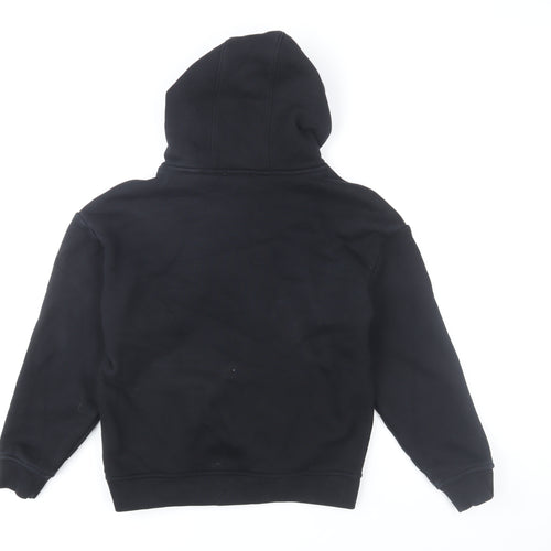 ARNE Men's Black Pullover Hoodie XS Fleece Cotton Blend