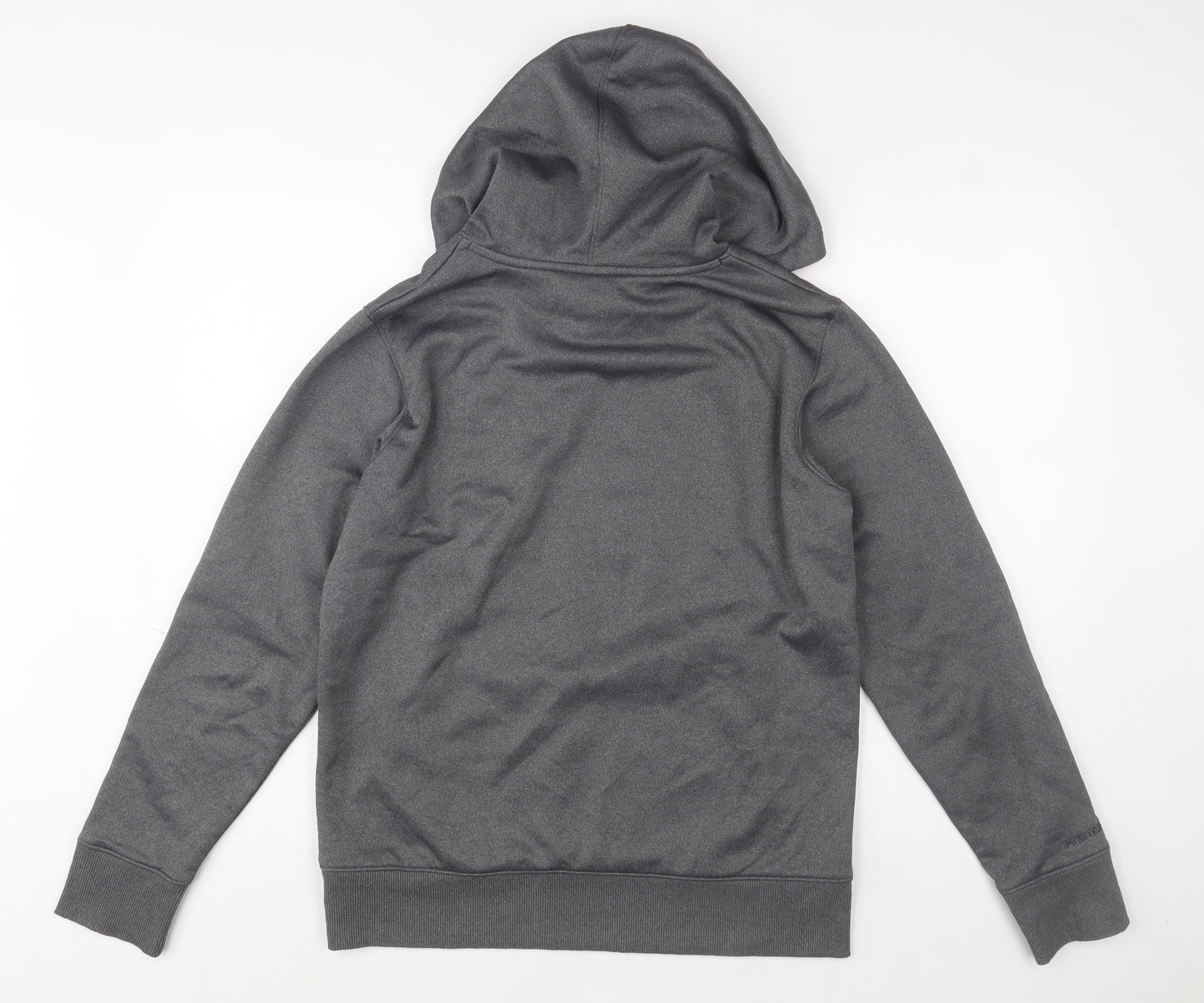 Under Armour Mens Grey Pullover Hoodie M ColdGear Logo Sportswear