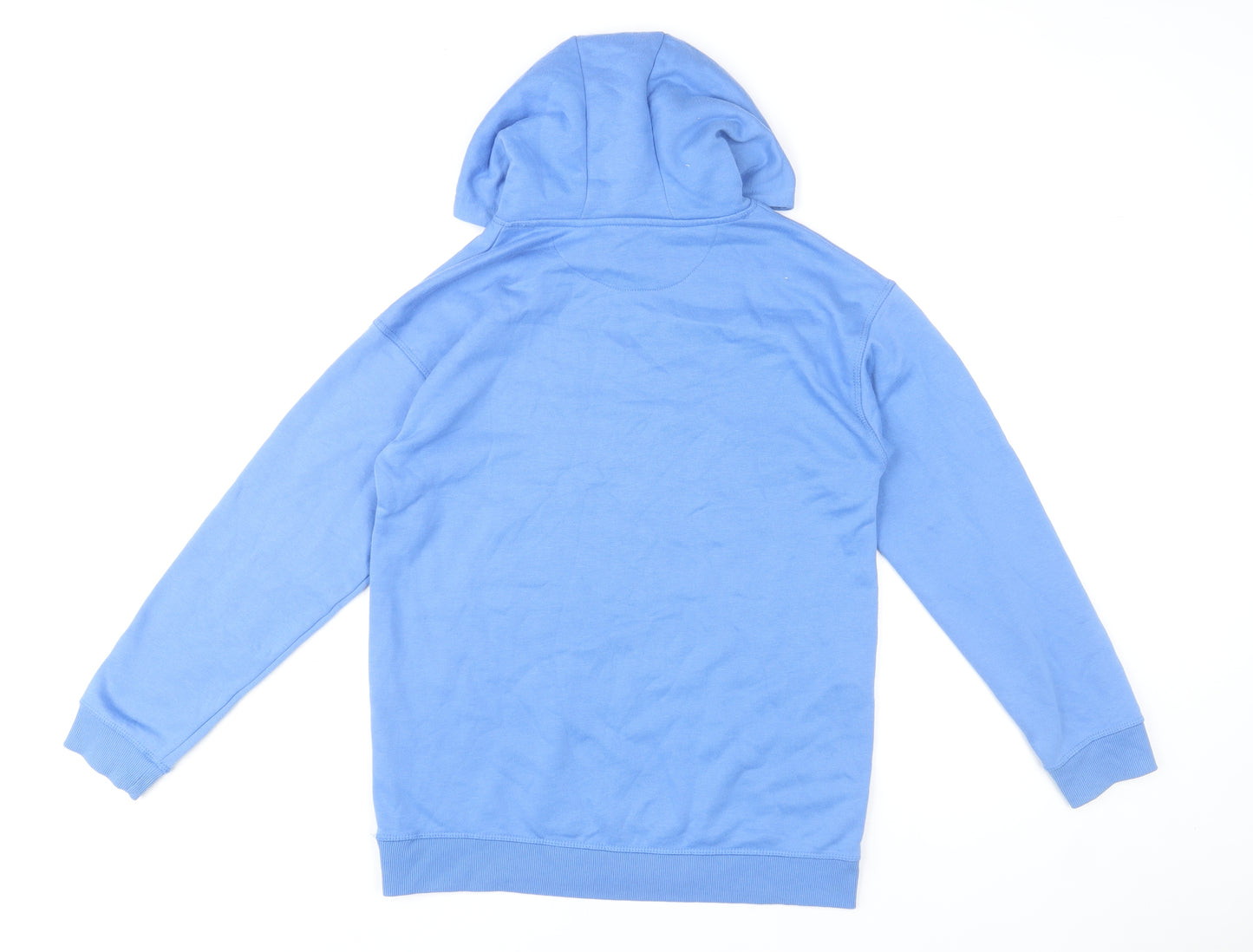 Primark Boys Blue Basketball Print Pullover Hoodie 13-14 Years 164cm