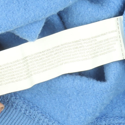 Primark Boys Blue Basketball Print Pullover Hoodie 13-14 Years 164cm