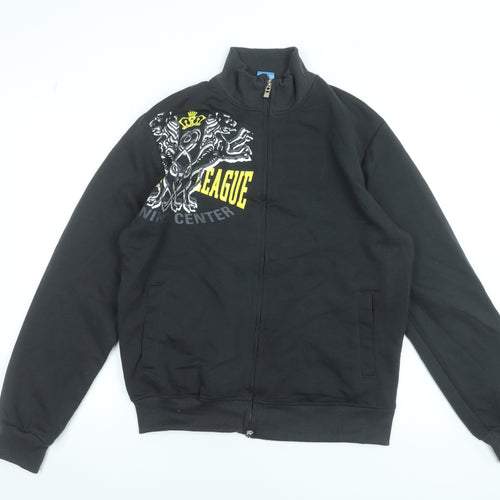 STORM Men's Black Full Zip Graphic Sweatshirt Size M