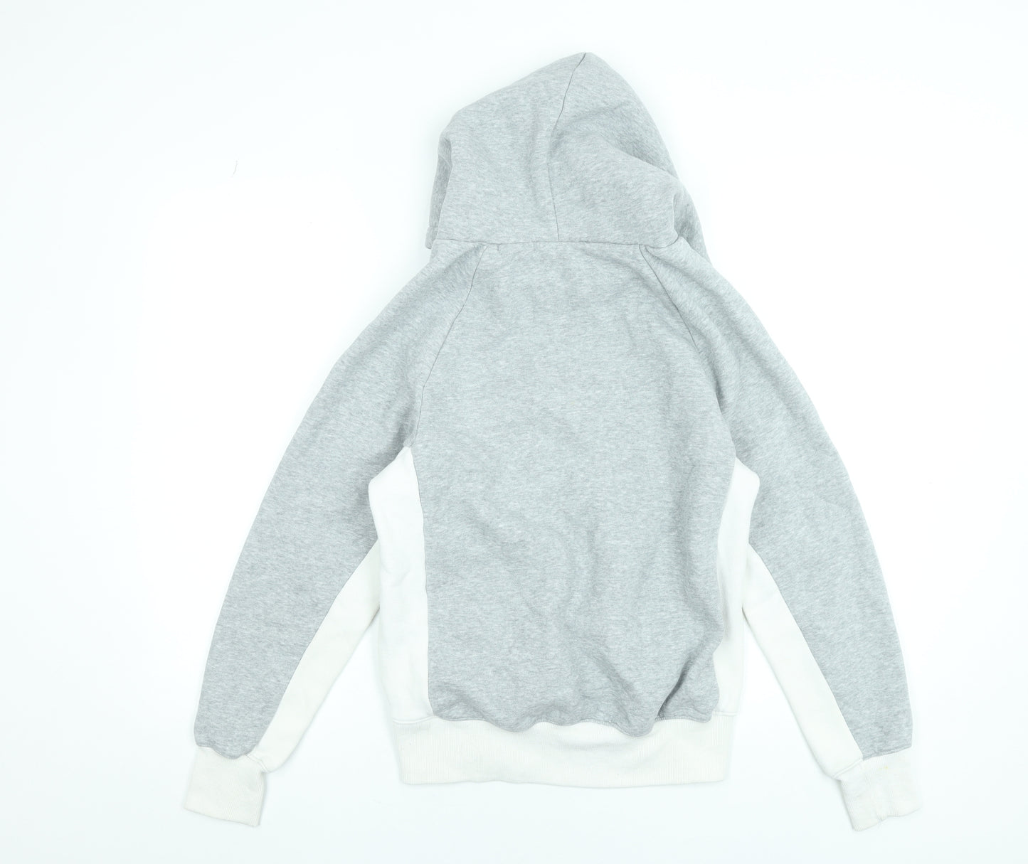 Mob Nation Womens Grey XS Pullover Hoodie with Graphic Print