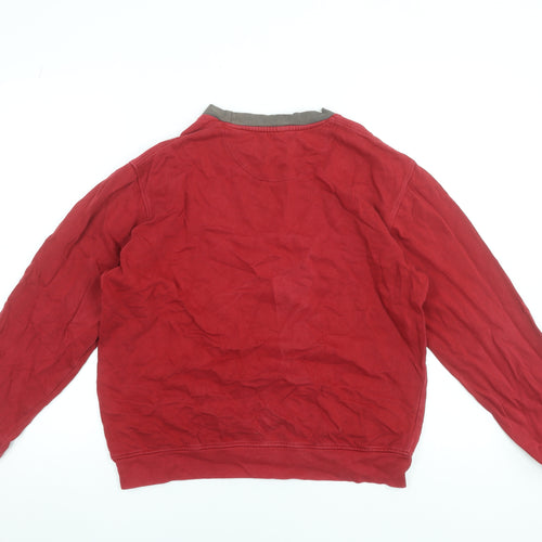 Proline Men’s Red Pullover Sweatshirt L Sports Graphic Vintage