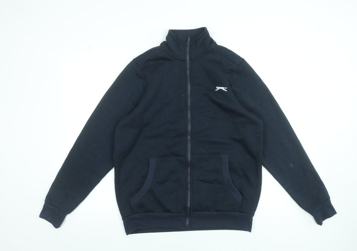 Slazenger Men’s Blue Full Zip Sweatshirt Size S Regular Fit