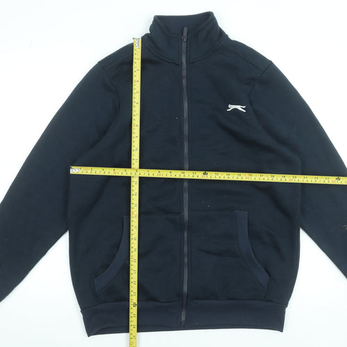Slazenger Men’s Blue Full Zip Sweatshirt Size S Regular Fit