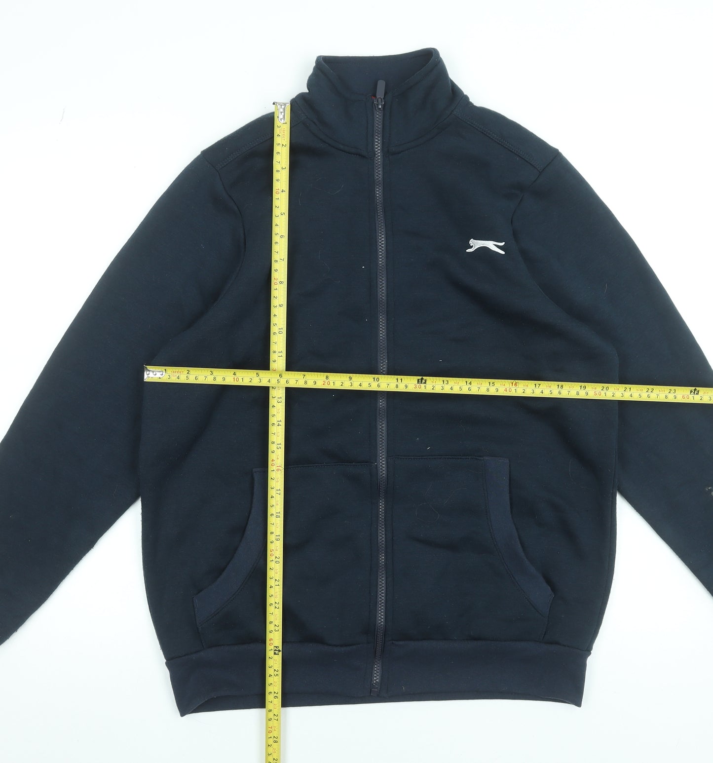 Slazenger Men’s Blue Full Zip Sweatshirt Size S Regular Fit