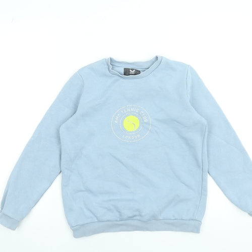 Castore Boys Blue AMC Tennis Club Pullover Sweatshirt 12-13 Years