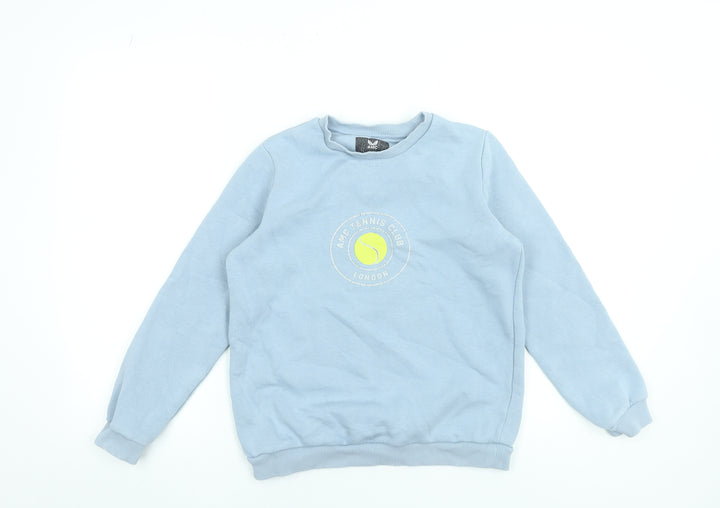 Castore Boys Blue AMC Tennis Club Pullover Sweatshirt 12-13 Years