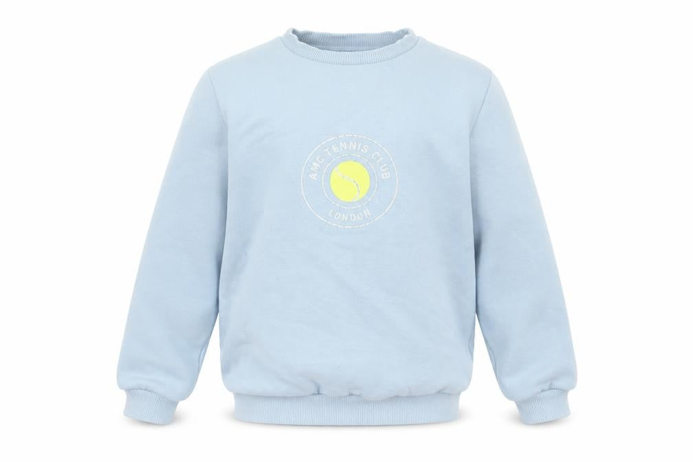 Castore Boys Blue AMC Tennis Club Pullover Sweatshirt 12-13 Years