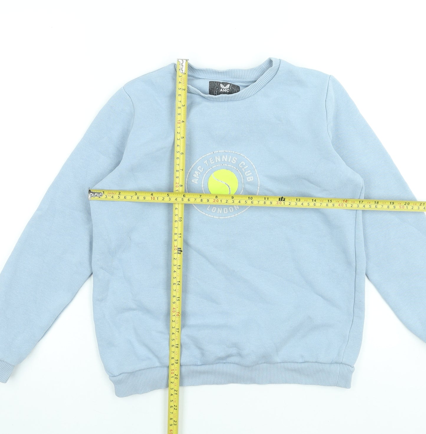Castore Boys Blue AMC Tennis Club Pullover Sweatshirt 12-13 Years