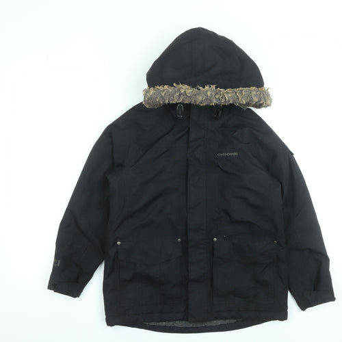 Craghoppers Boys Black Waterproof Insulated Hooded Parka Coat 9-10 Years