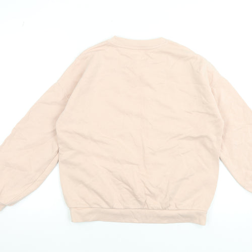 Marks and Spencer Girls Pink Los Angeles Graphic Pullover Sweatshirt 13-14 Years