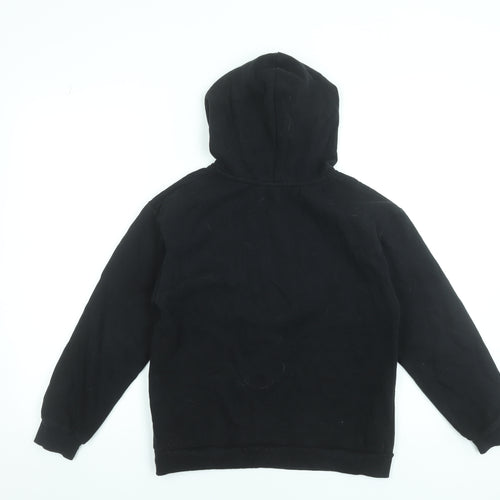 George Girls Black Sequin NYC Hoodie 11-12 Years Pullover Fleece