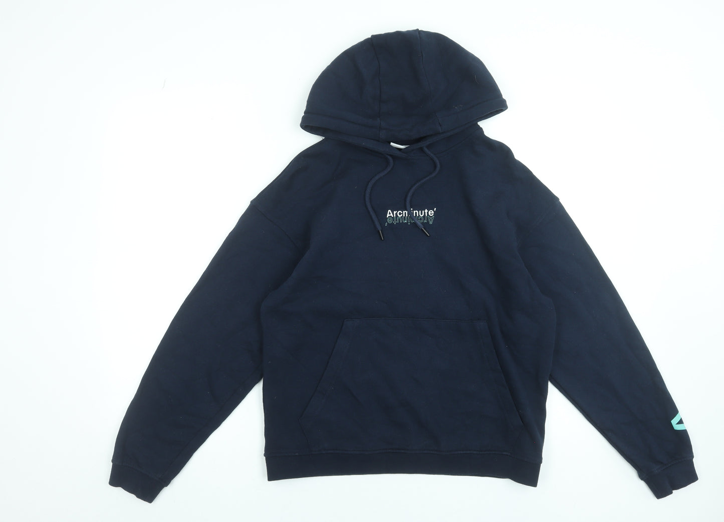 Arcminute Women’s Navy XS Pullover Hoodie 100% Cotton Casual