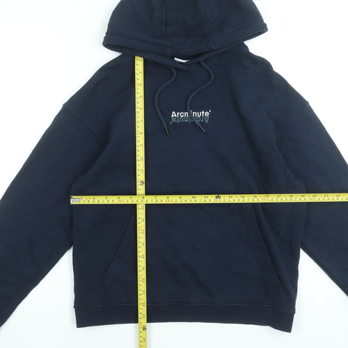 Arcminute Women’s Navy XS Pullover Hoodie 100% Cotton Casual