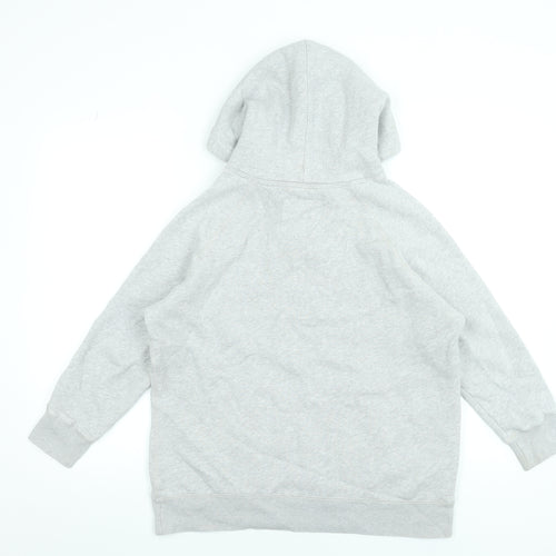 Jack Wills Women's Grey Pullover Hoodie Size 14 Cotton Blend