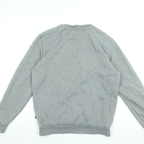 Puma Men's Grey Crew Neck Sweatshirt Small Classic Fit