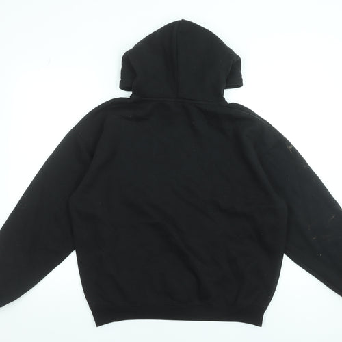 Boux Avenue Women’s Black Pullover Hoodie UK 10 Embroidered Logo